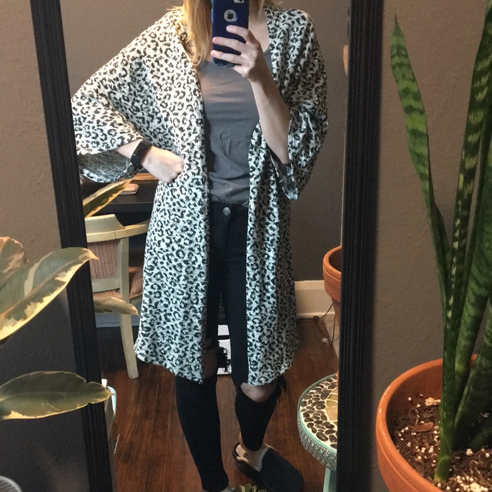 Leopard Print Cardigan
